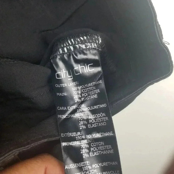 NWT Chic Denim Women's Skylar Ankle Grazer Black Jeans Sz 20 - Picture 5 of 10